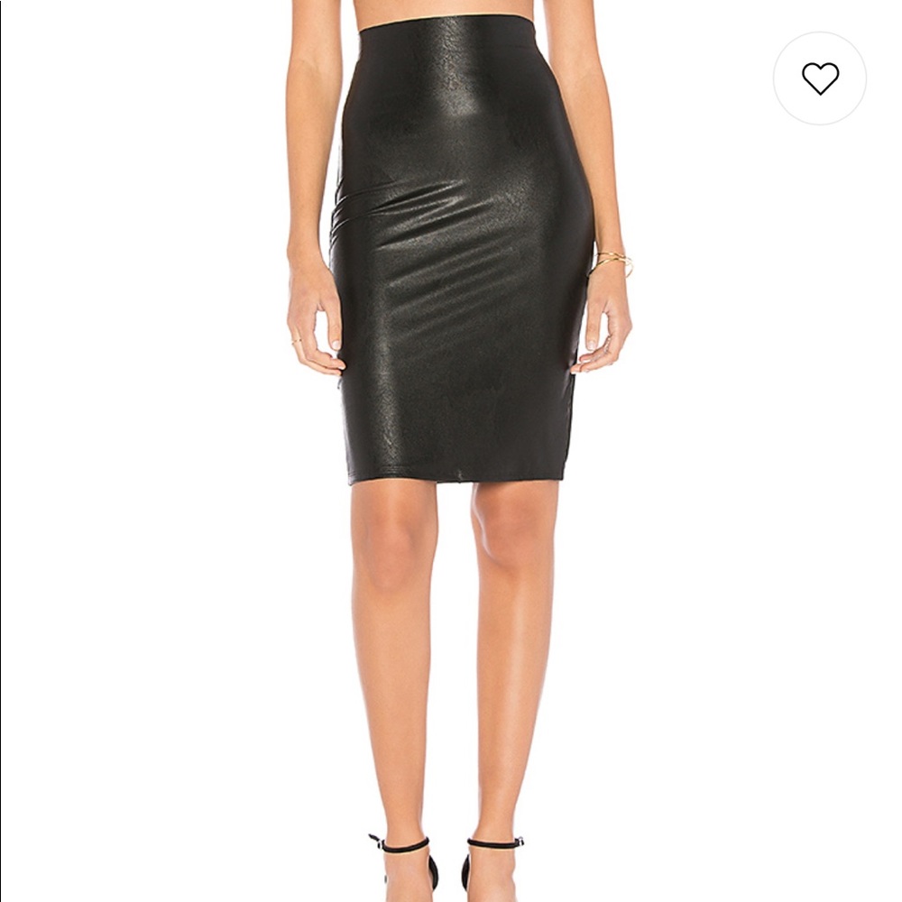 Commando Perfect Pencil Faux Leather Skirt - M